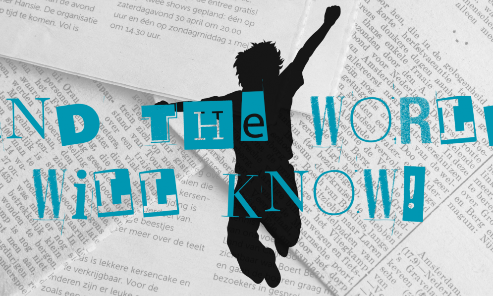 and the world will know 