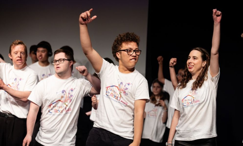 A Group of Performers Dancing on Stage